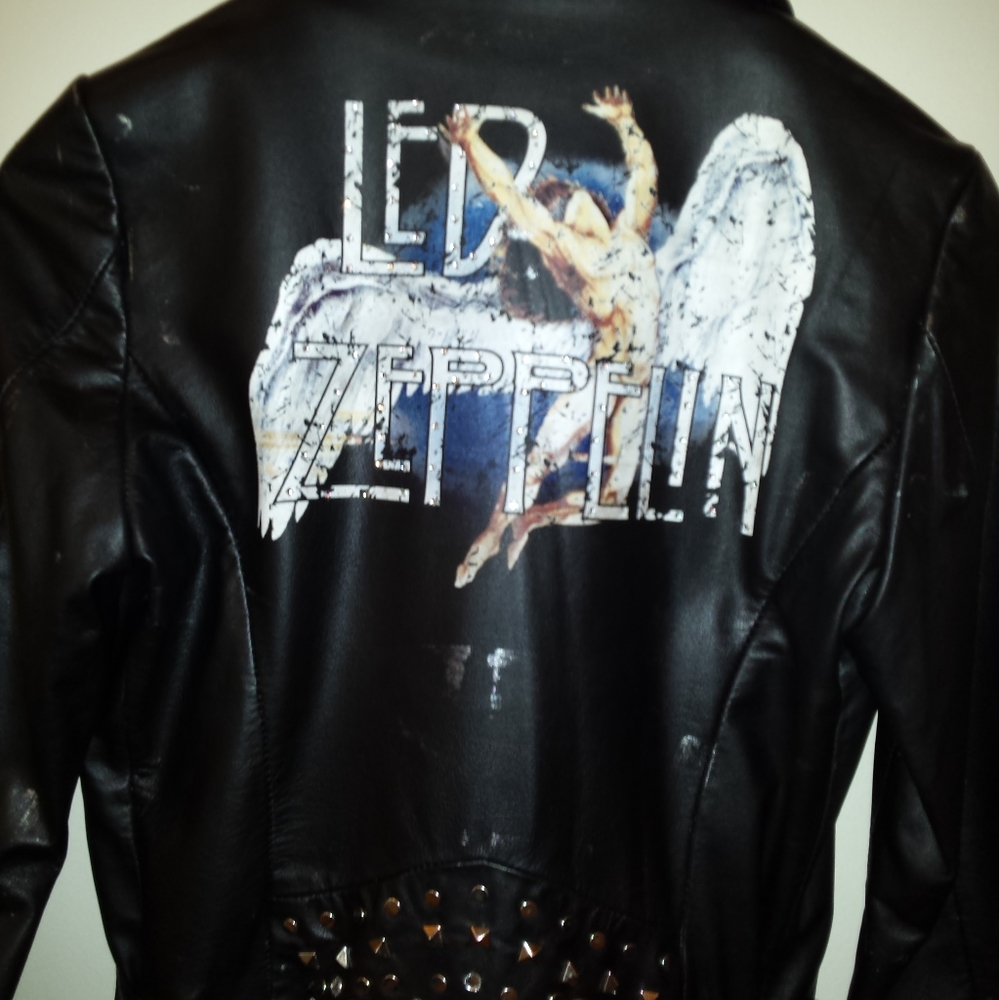 Led Zepplin Leather Jacket